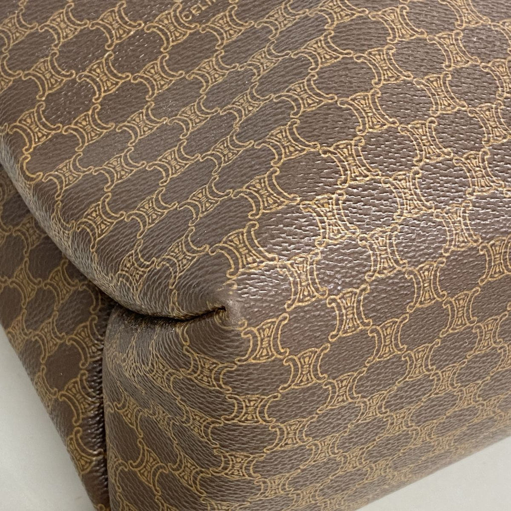 Celine Tote Bag Macadam Brown Gold — view 8