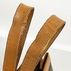 Celine Tote Bag Macadam Brown Gold — view 6