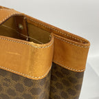 Celine Tote Bag Macadam Brown Gold — view 7
