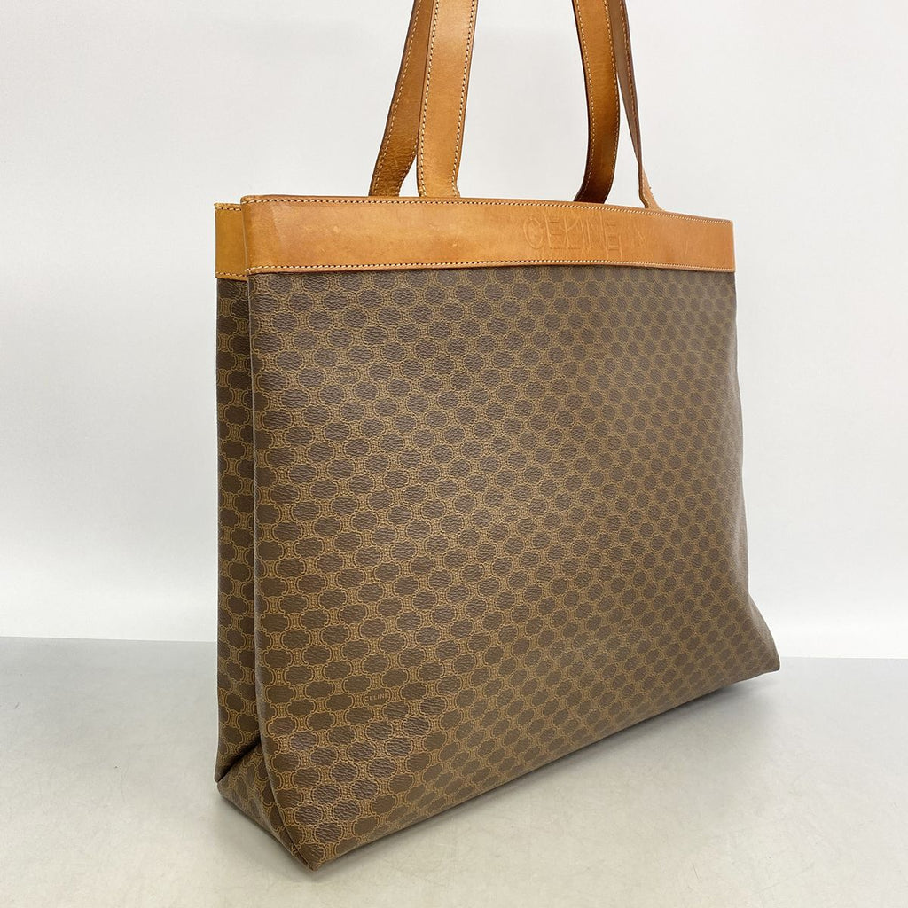 Celine Tote Bag Macadam Brown Gold — view 2