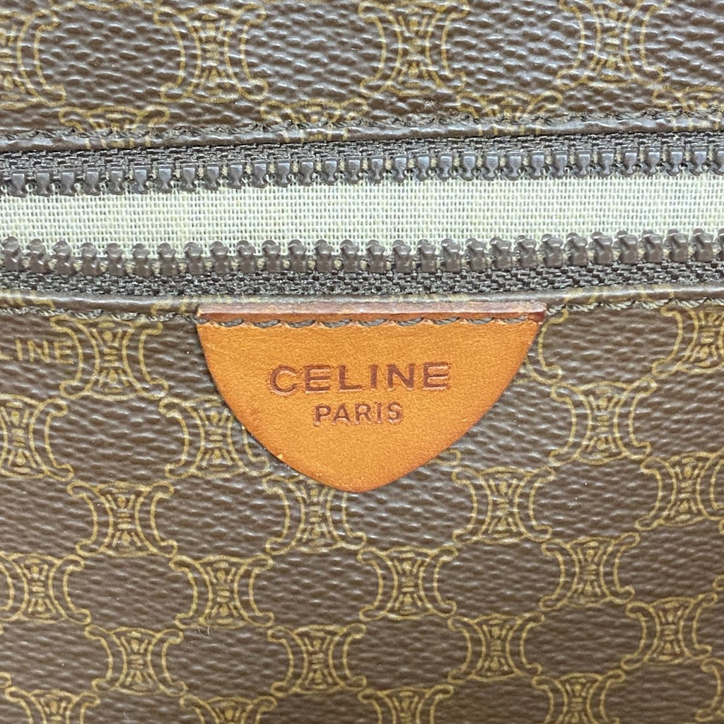 Celine Tote Bag Macadam Brown Gold — view 5
