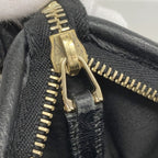 Gucci Shoulder Bag Abbey Leather Black Champagne Gold — view 6