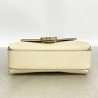 Gucci Shoulder Bag Interlocking G Leather Ivory Champagne Gold — view 3