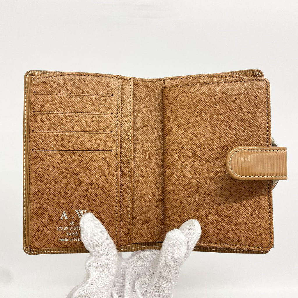 Louis Vuitton Wallet Epi Porte Monnaie Billets Viennois Cacao — view 3