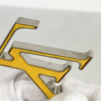 Louis Vuitton Key Holder Charm Epi Bijou Sac Fleur de Silver Citron — view 4