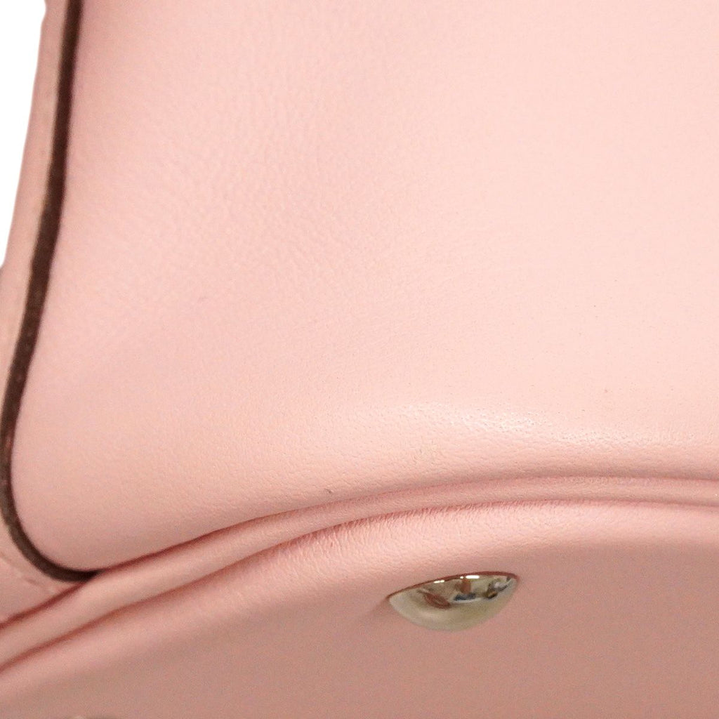 Hermes Handbag Bolide 27 Swift Rose Sakura Silver 2-Way Bag — view 7