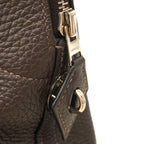 Hermes Handbag Bolide 31 Taurillon Clemence Ebene Silver 2-Way Bag — view 8