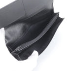 Prada Saffiano Leather Triangle Logo Long Wallet — view 8