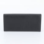 Prada Saffiano Leather Triangle Logo Long Wallet — view 3