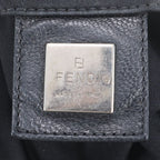 Fendi Mamma Baguette Bucket FF Logo 009 Leather Shoulder Bag — view 8