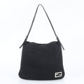 Fendi Mamma Baguette Bucket FF Logo 009 Leather Shoulder Bag