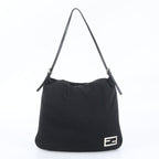 Fendi Mamma Baguette Bucket FF Logo 009 Leather Shoulder Bag