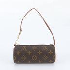 Louis Vuitton Monogram Papillon Pouch Leather Handbag Tote — view 3