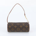 Louis Vuitton Monogram Papillon Pouch Leather Handbag Tote