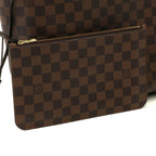 Louis Vuitton Neverfull MM Tote Bag Damier Canvas Cerise — view 7