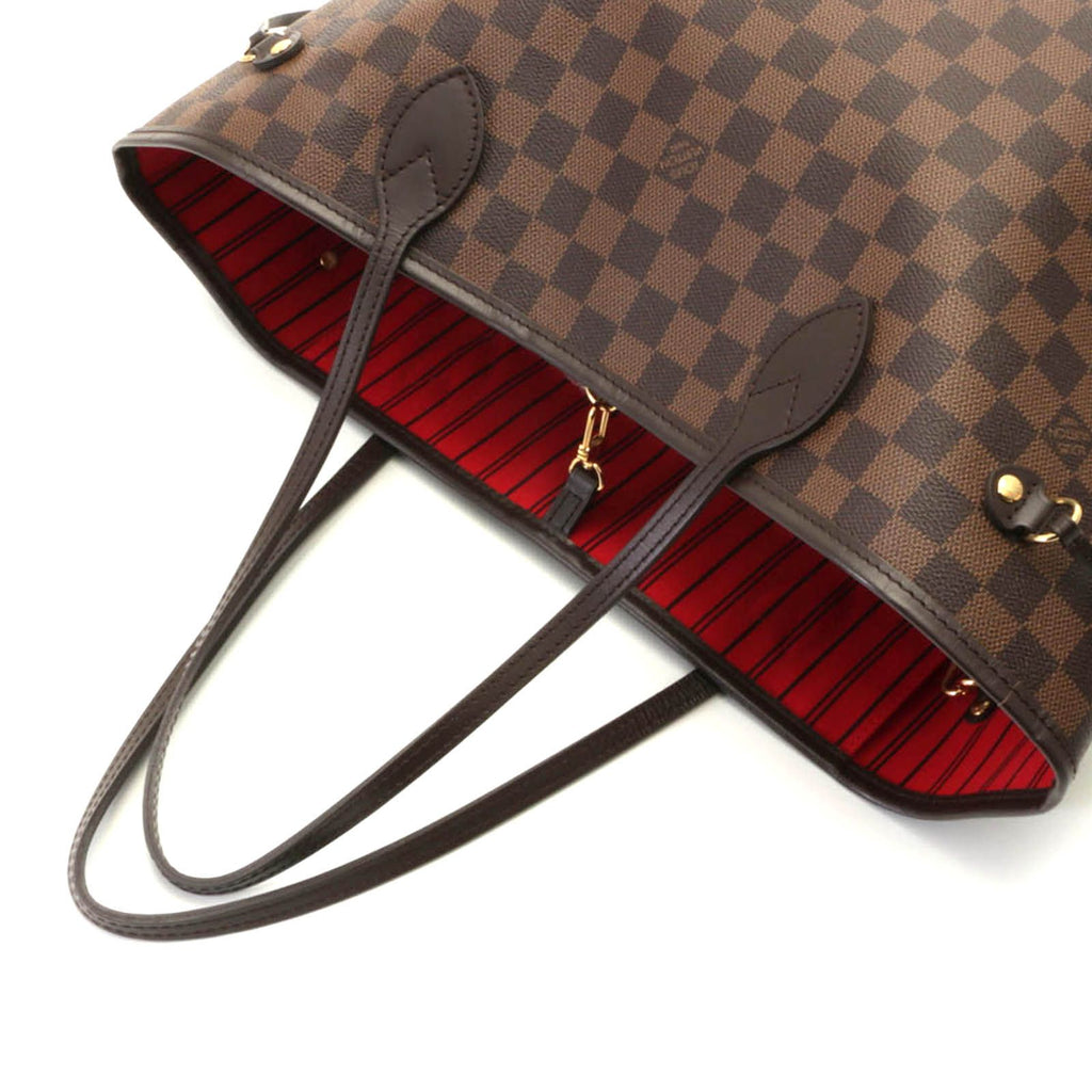 Louis Vuitton Neverfull MM Tote Bag Damier Canvas Cerise — view 4