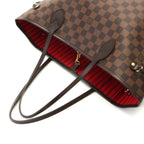 Louis Vuitton Neverfull MM Tote Bag Damier Canvas Cerise — view 4