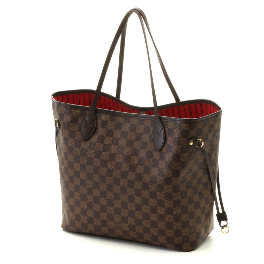 Louis Vuitton Neverfull MM Tote Bag Damier Canvas Cerise — view 2