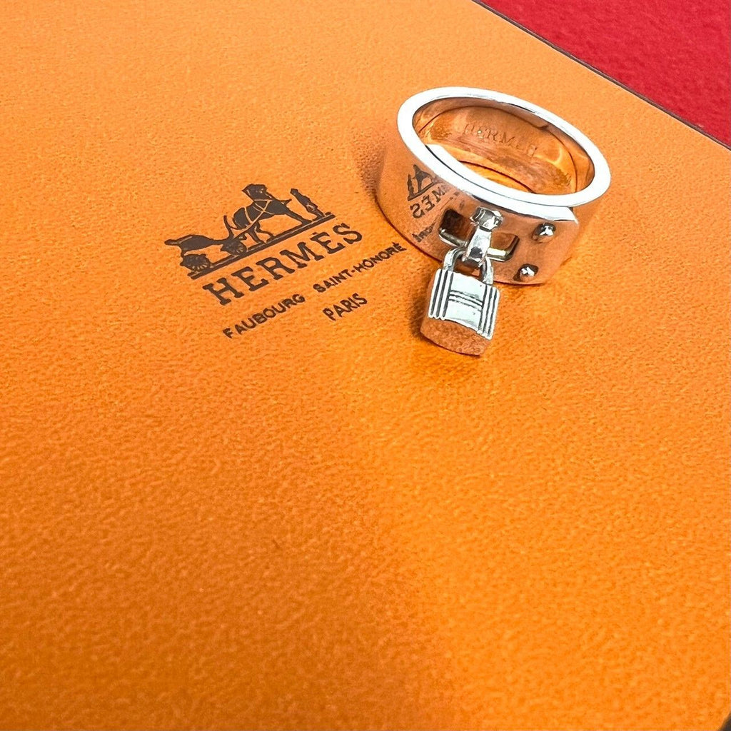 Hermes Kelly Ring 925 Sterling Silver