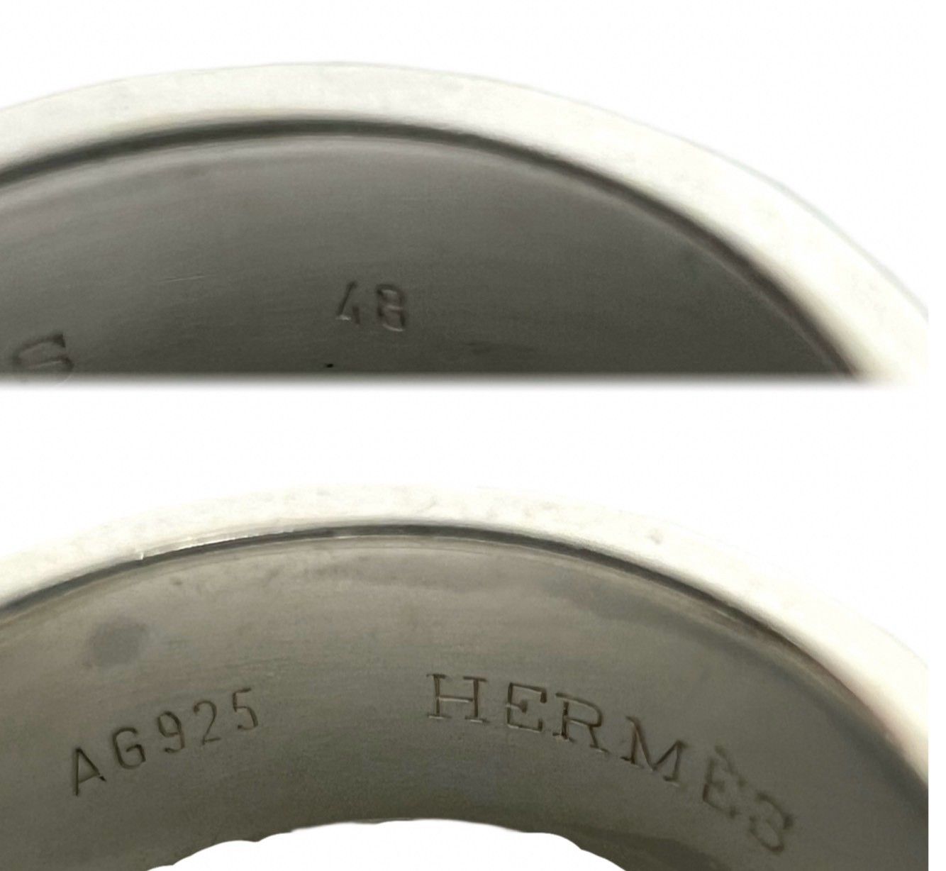 Hermes Kelly Ring 925 Sterling Silver — view 3
