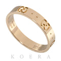 Gucci 18k Pink Gold Icon Ring