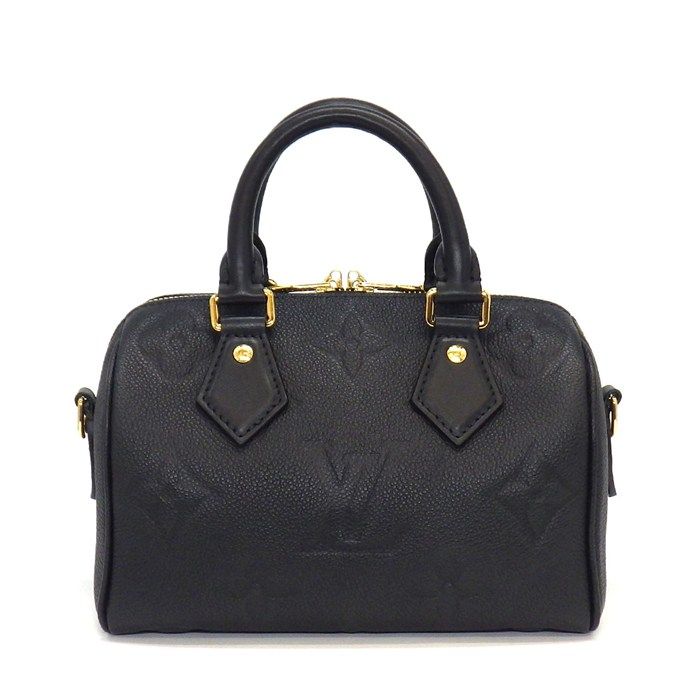 Louis Vuitton Shoulder Bag Speedy Bandouliere 20 Black Monogram Empreinte — view 2