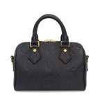 Louis Vuitton Shoulder Bag Speedy Bandouliere 20 Black Monogram Empreinte — view 2