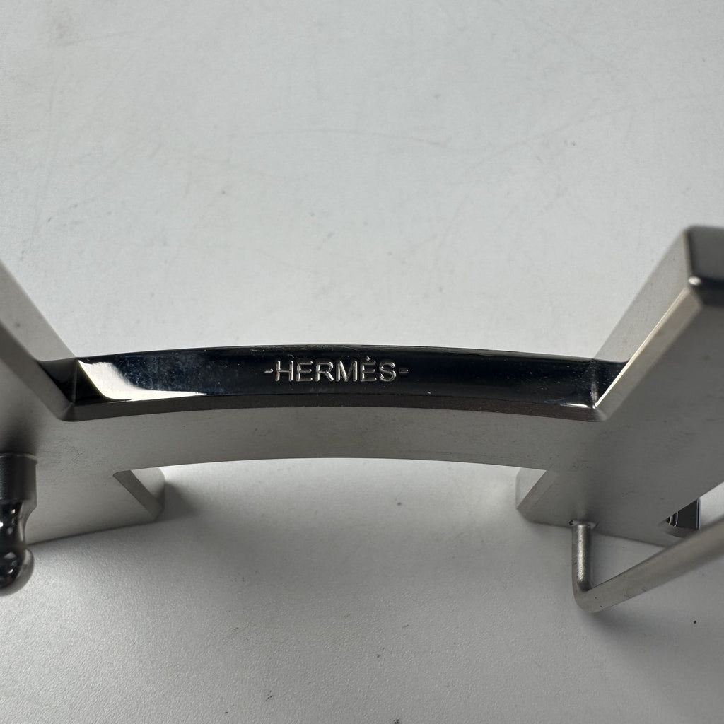Hermes Constance Belt Black Silver — view 8