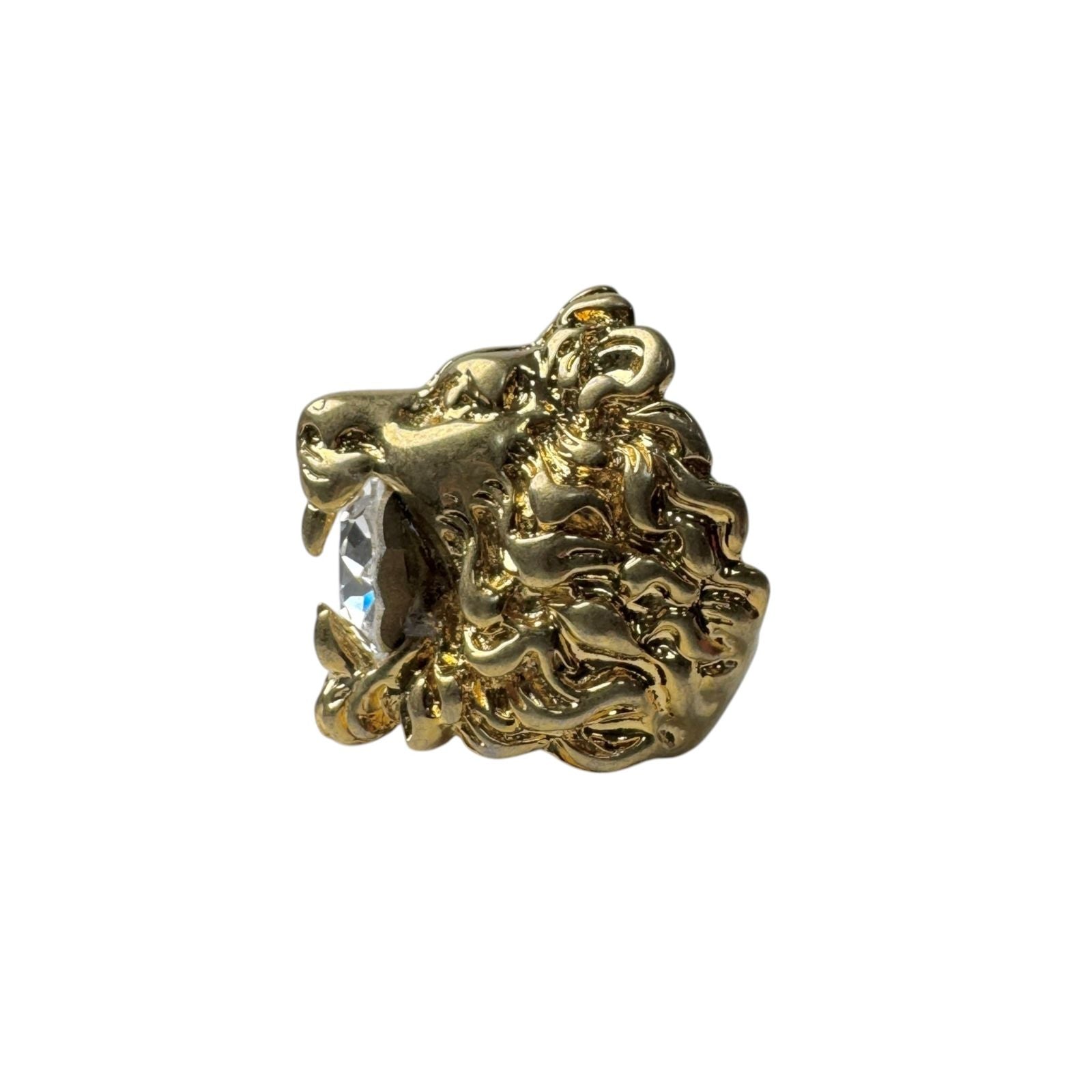 Gucci Lion Head Crystal Ring — view 4