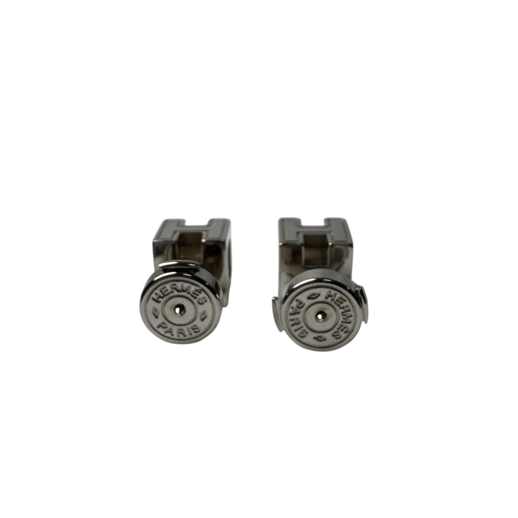 Hermes Cage de Ash H Cube Earrings — view 5