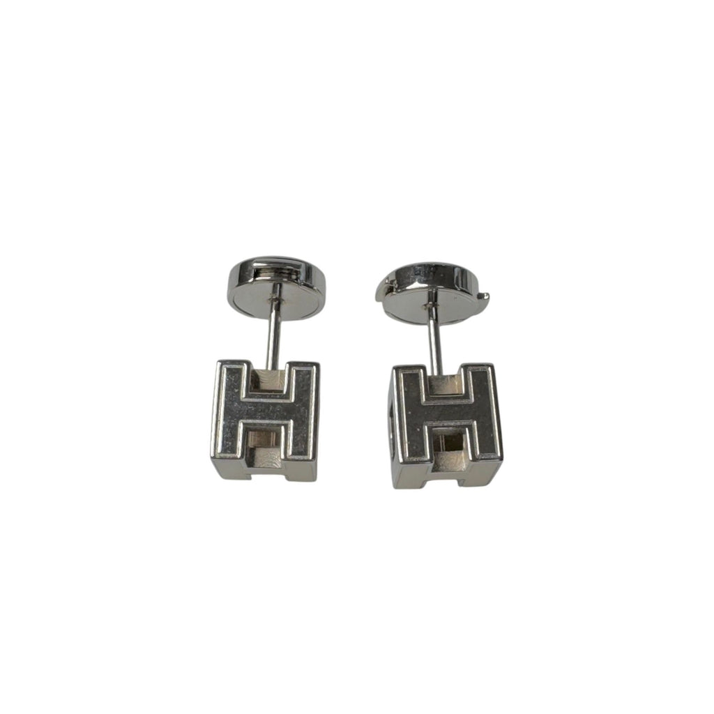 Hermes Cage de Ash H Cube Earrings — view 7
