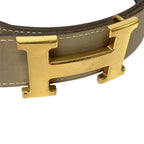 Hermes H Constance Belt Leather 75 Beige — view 4
