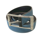 Hermes Leather Belt Single Type Blue