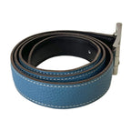 Hermes Leather Belt Single Type Blue — view 3