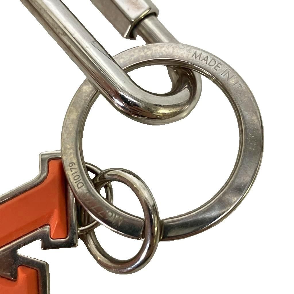 Louis Vuitton Porte Cles LV Soft Orange Rubber Bag Charm — view 6