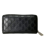 Gucci Guccissima Zip Around Wallet Black — view 2