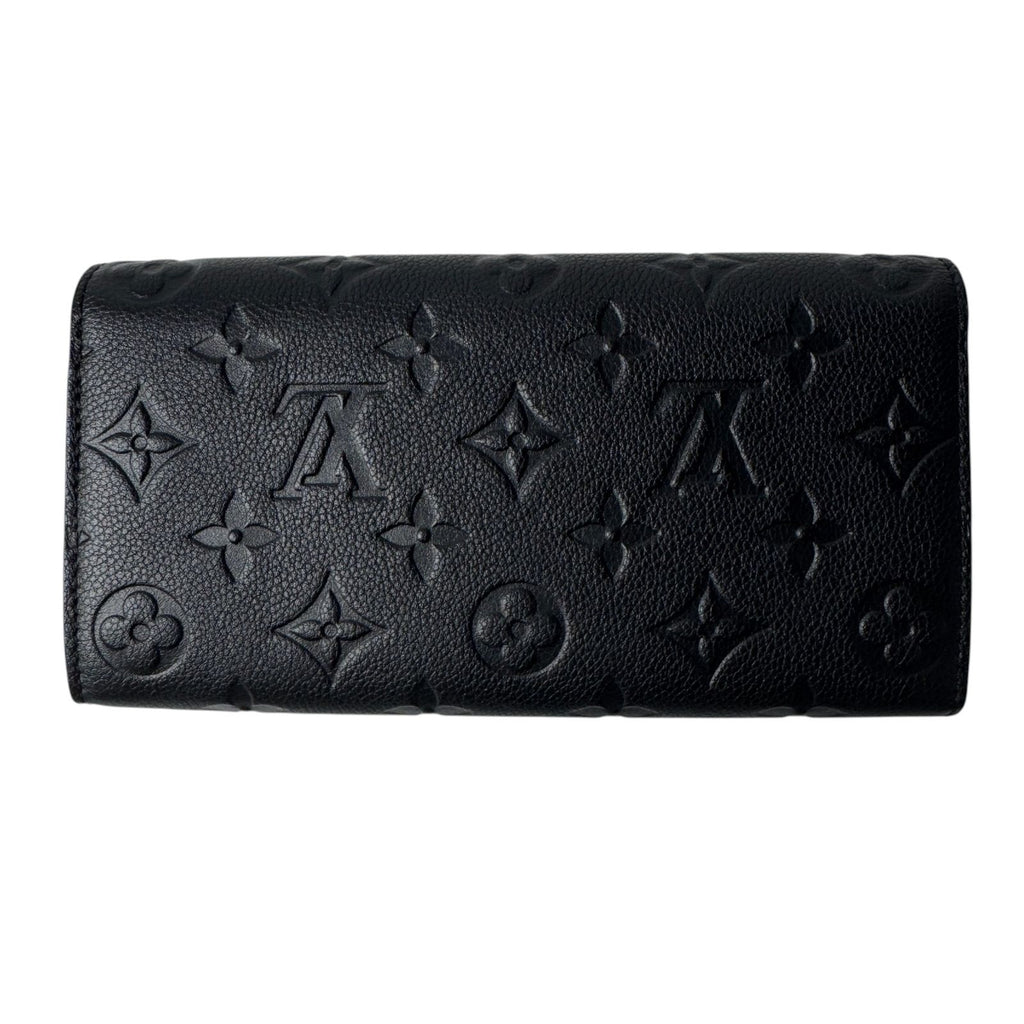 Louis Vuitton Empreinte Portefeuille Sarah IC Black Wallet — view 2
