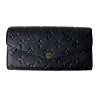 Louis Vuitton Empreinte Portefeuille Sarah IC Black Wallet