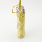 Loewe Raffia Leather Anagram Square Pocket Shoulder Bag Beige Green — view 3