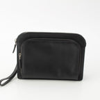 Prada Saffiano Leather Clutch Black — view 4
