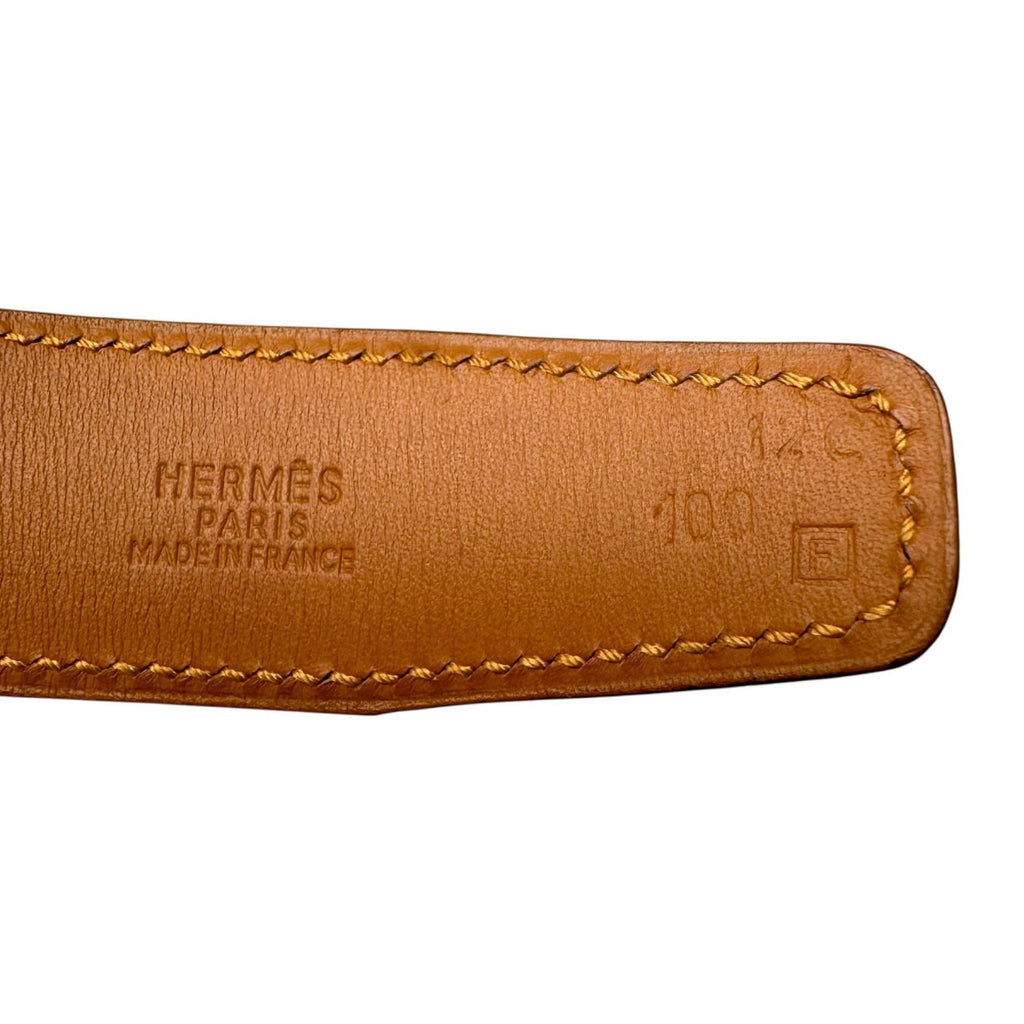 Hermes Belt Roman Silver Leather — view 7