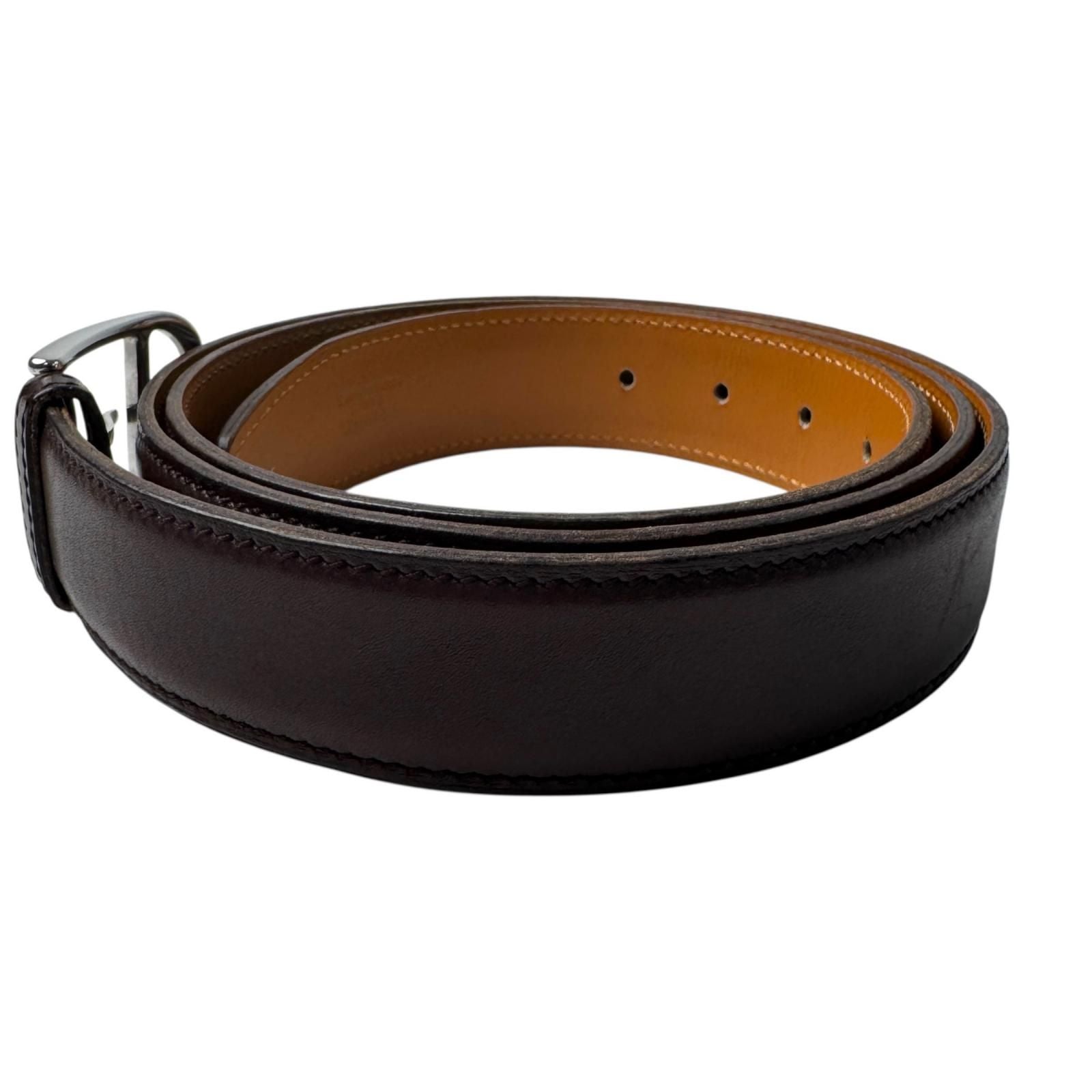 Hermes Belt Roman Silver Leather — view 3