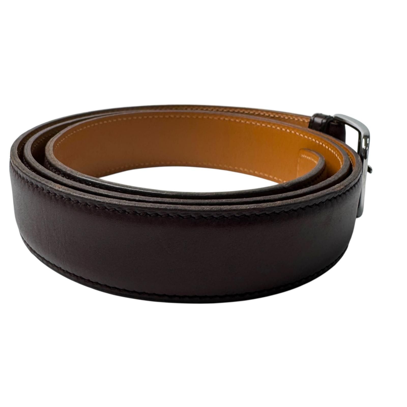 Hermes Belt Roman Silver Leather — view 4