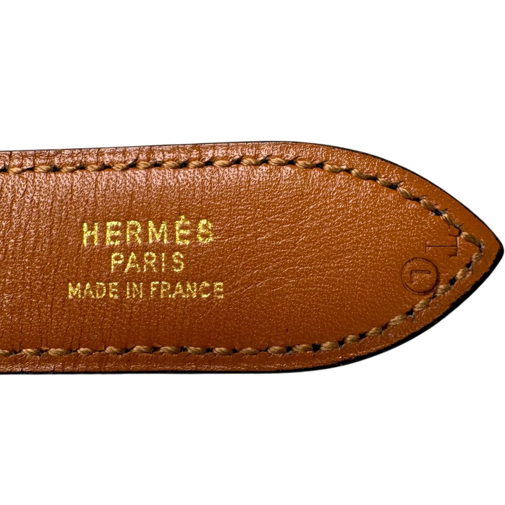 Hermes V-stitch Leather Belt 85 — view 7