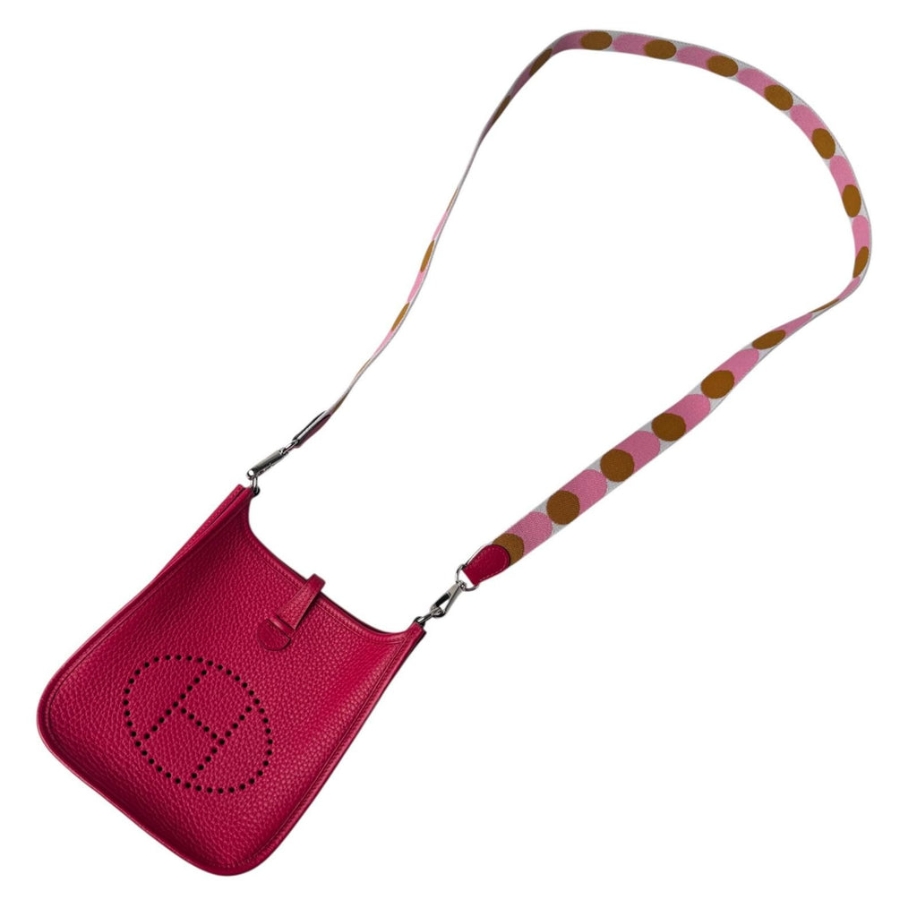 Hermes Evelyne TPM Amazon Framboise Flipper Pole Shoulder Bag — view 2