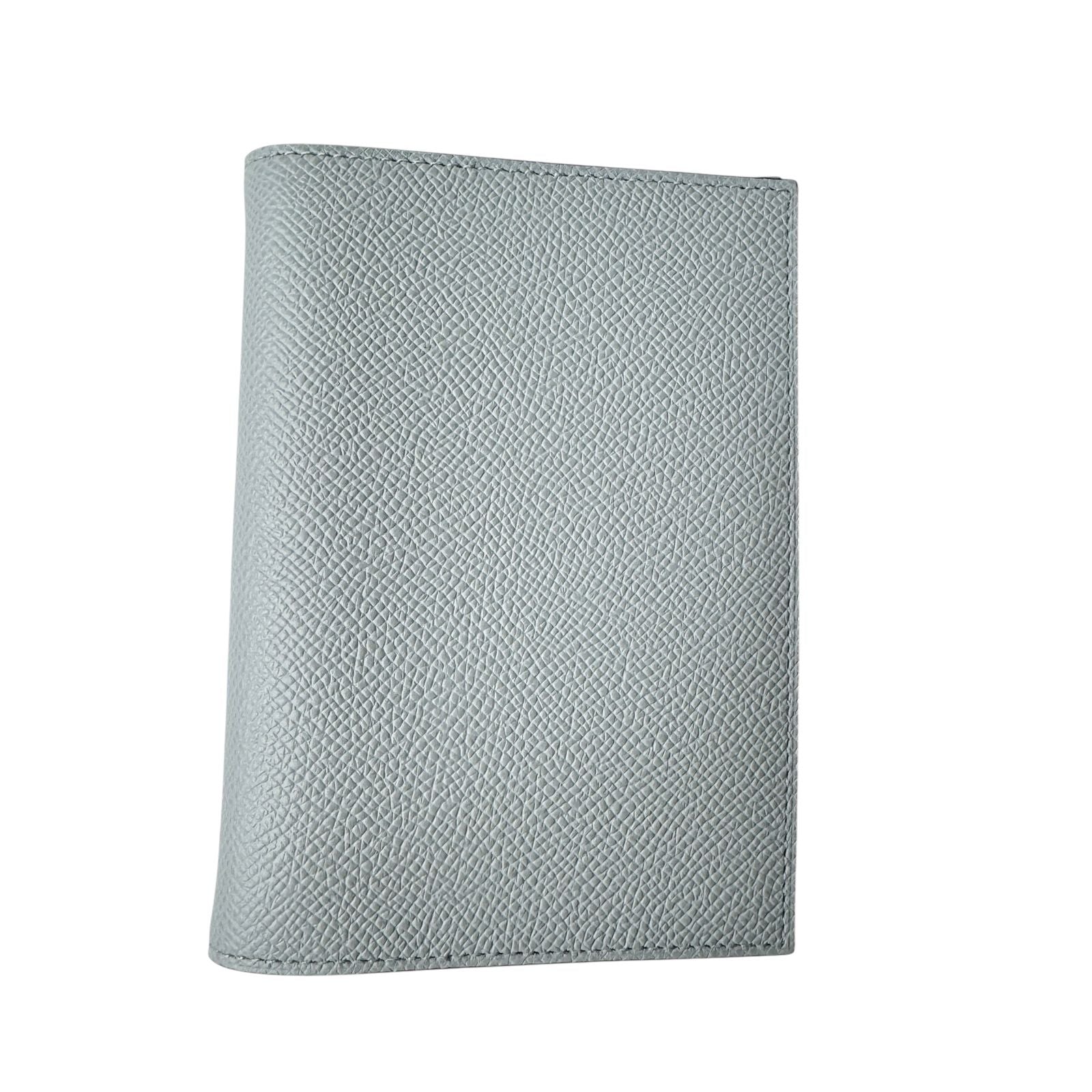 Hermes Agenda GM Notebook Cover Silver Epsom