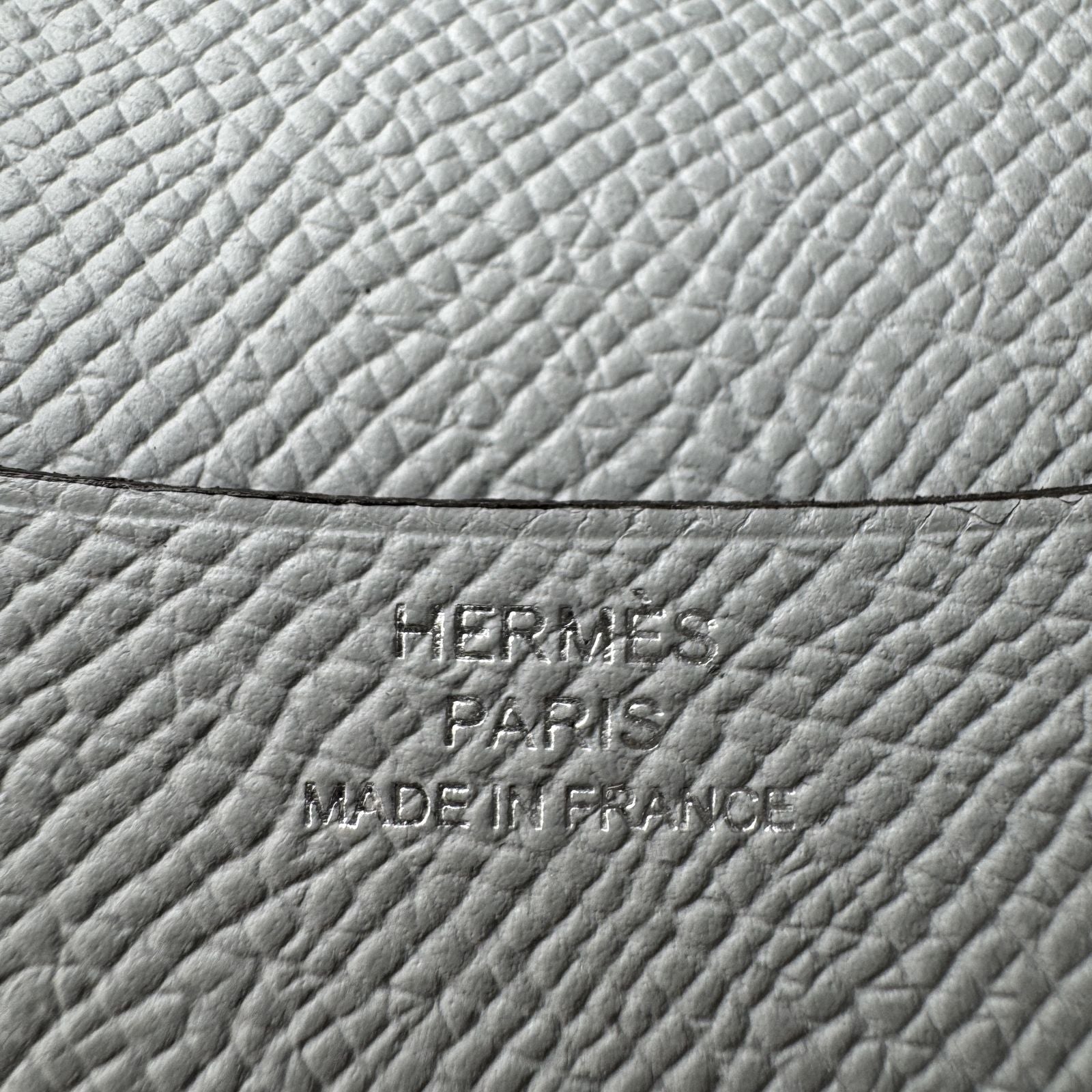 Hermes Agenda GM Notebook Cover Silver Epsom — view 7