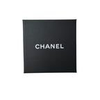 Chanel CC Logo Rhinestone Leather Chain Earrings — view 8