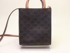 Celine Vertical Cabas Mall Triomphe Canvas 2-Way Handbag — view 2
