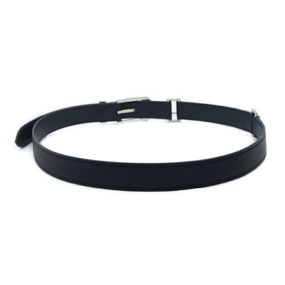 Hermes Andy Batboy 26 90 Black Leather Silver — view 3
